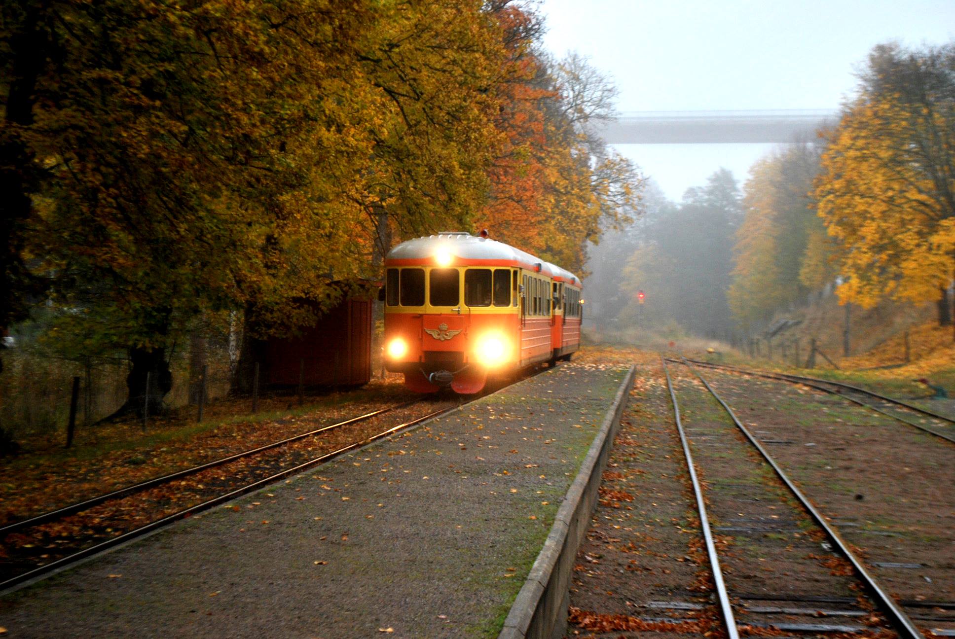 Höstbilder längs med Smalspårsjärnvägen